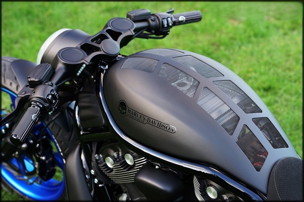 Motorcycle Harley Davidson V Rod Upper Triple Clamp Scale 1:1 3D STL file for printing and Step file for CNC