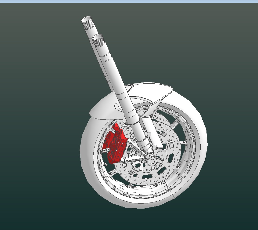 1/12 TAMIYA (BREMBO )ブレンボ モノブロックキャリパー 詳細スケール 1:12 印刷用 3D STL ファイル