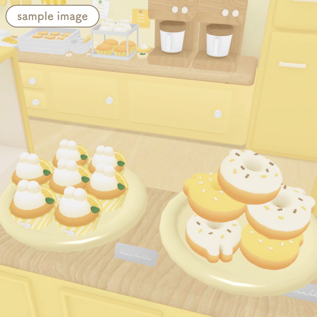 スイーツセット4種(レモン・苺・ブルーベリー)