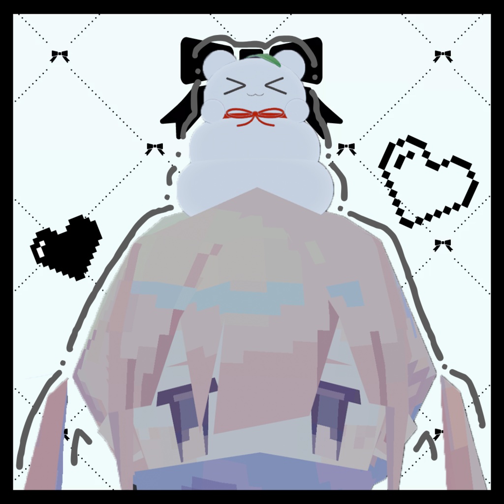 くまさんかがみもち