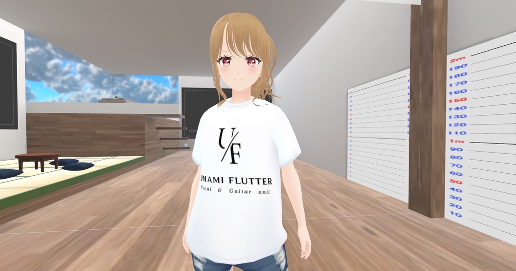 UMAMIFLUTTER推しT（白）