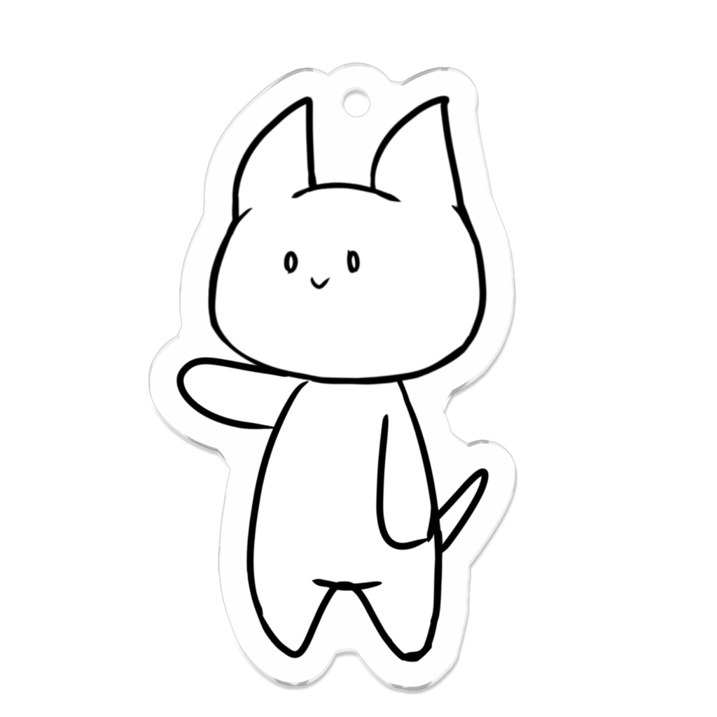 キノイーヌアクリルキーホルダーver二足歩行