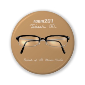 【日向荘の人々】推し住人の眼鏡柄缶バッジ(5種)