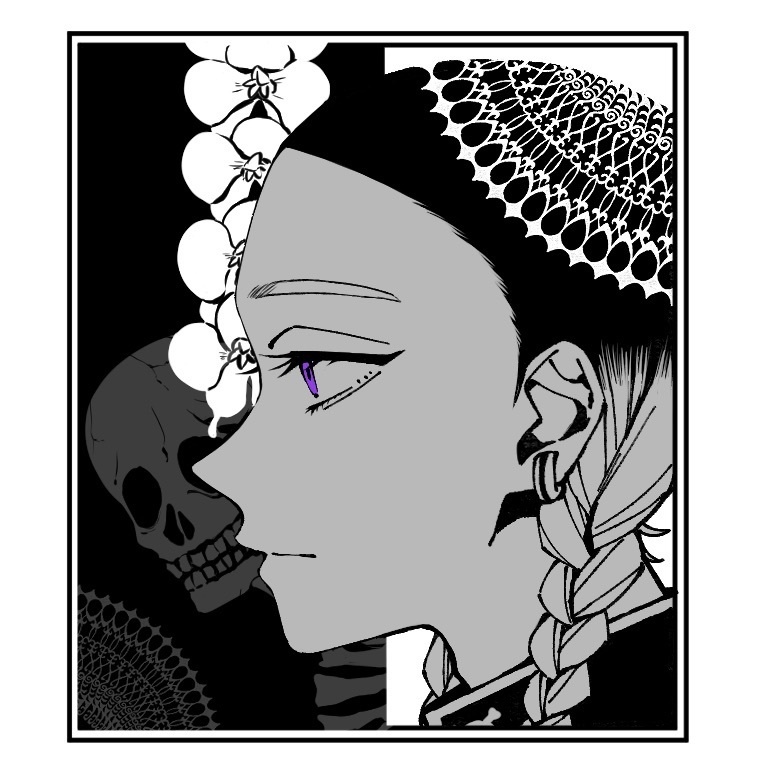アクキー モノクロ灰谷(2個セット)