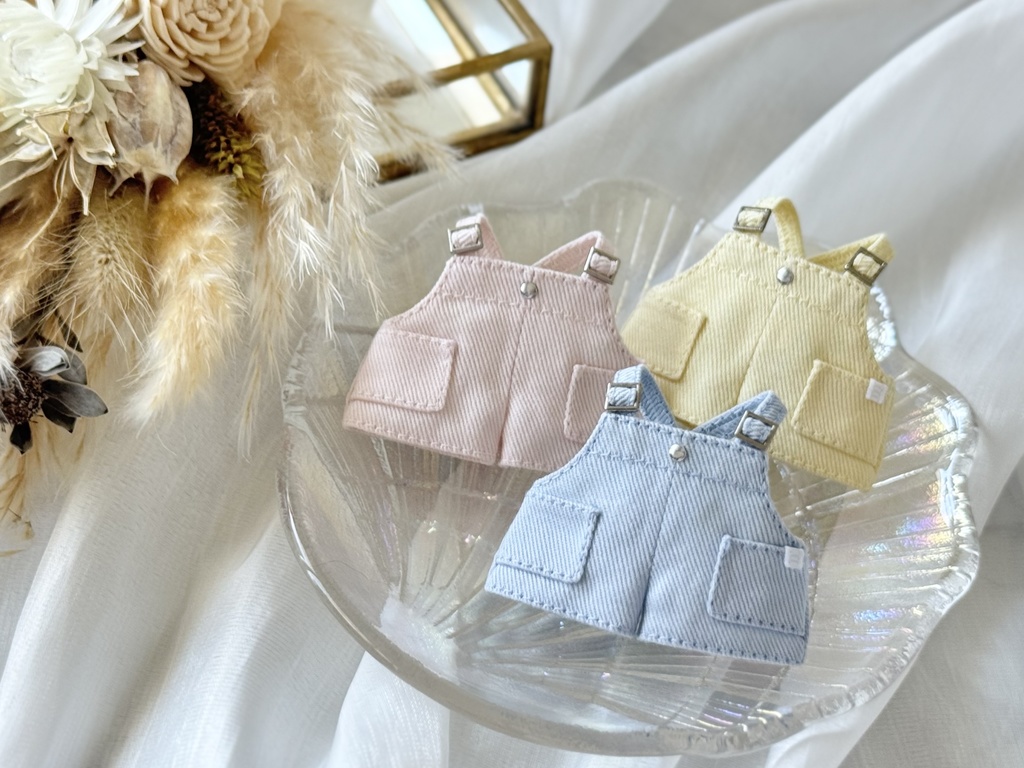 ミリタリーサロペット pastel color(10cmぬい用)