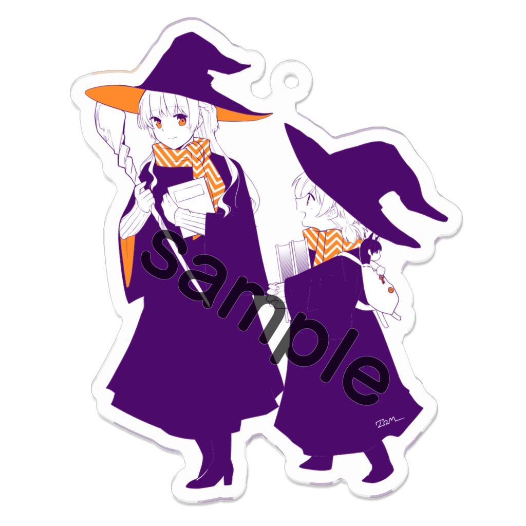 【同梱可】魔女沙弥香と弟子侑ちゃんのアクリルキーホルダー