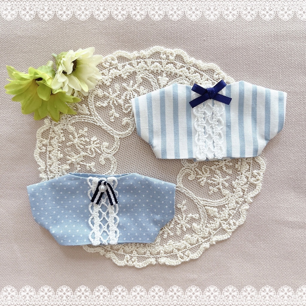 🩵 baby blue shirt 🩵 (12㎝ぬい用)