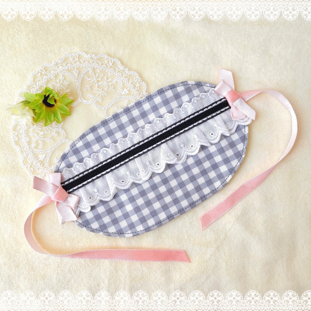 🩶ふわボンネット🎀[light gray]🤍