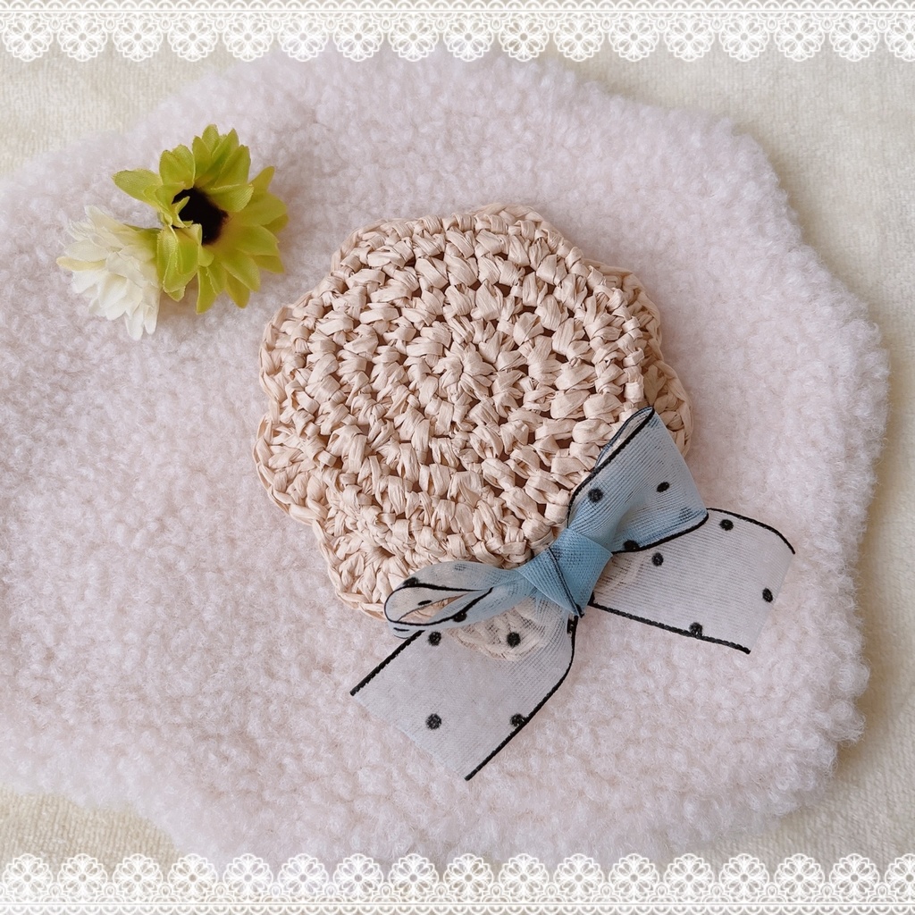 👒ふわのカンカン帽🎀(light beige)