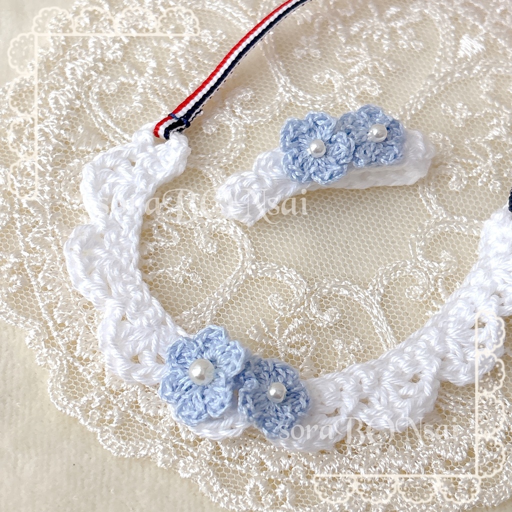 ちみ首飾り&耳飾り🌼