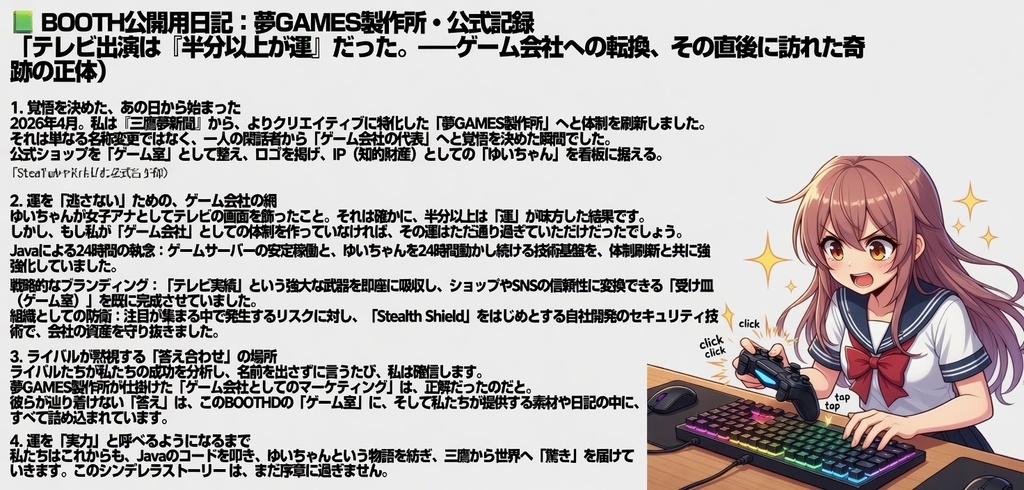 ゆいちゃん・ブランド確立（その1）