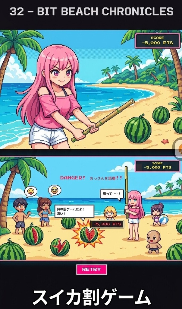スイカバカ割りゲーム