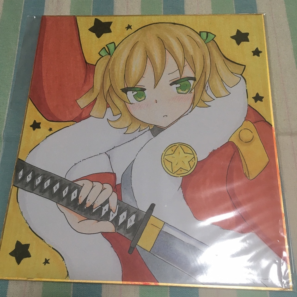 手描き 大場なな 色紙 1点モノ 紅緋andしまりす 通販 Booth