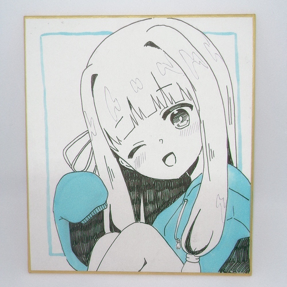 【手書き】琴葉葵　ミニ色紙【1点もの】