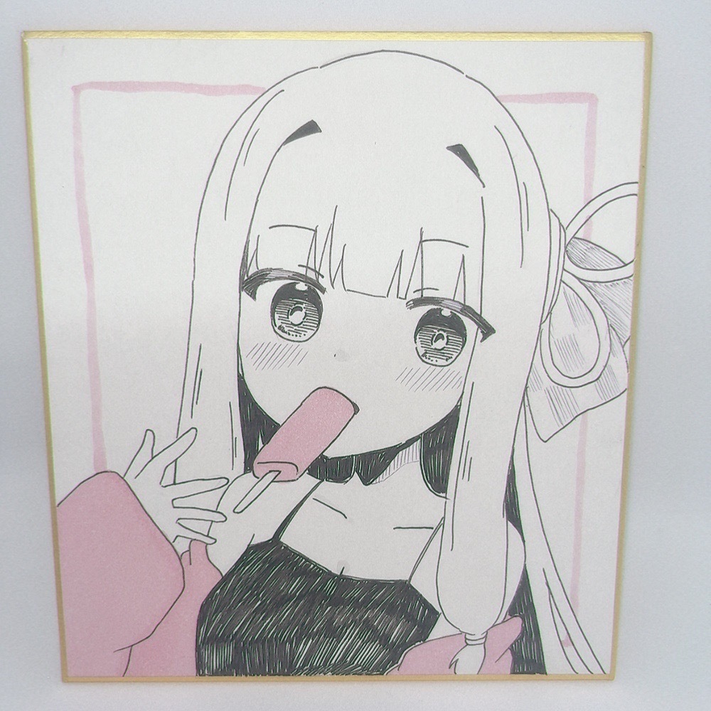 【手書き】琴葉茜　ミニ色紙【1点もの】