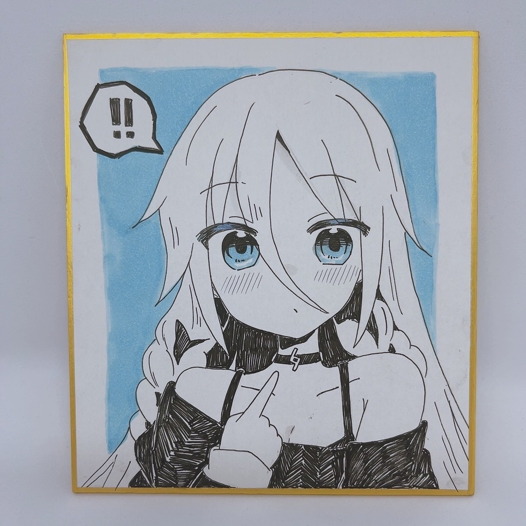 【手書き】IA　ミニ色紙【1点もの】