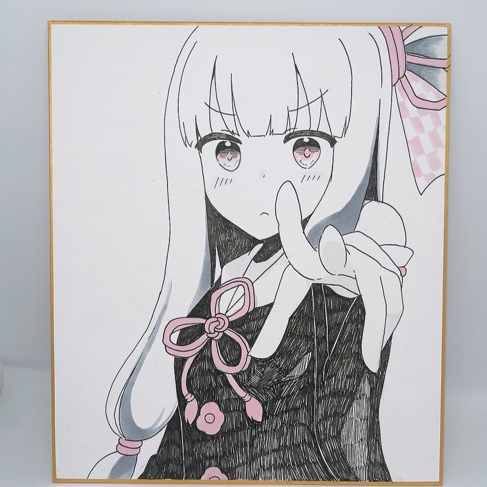 【手描き色紙】琴葉茜　中色紙