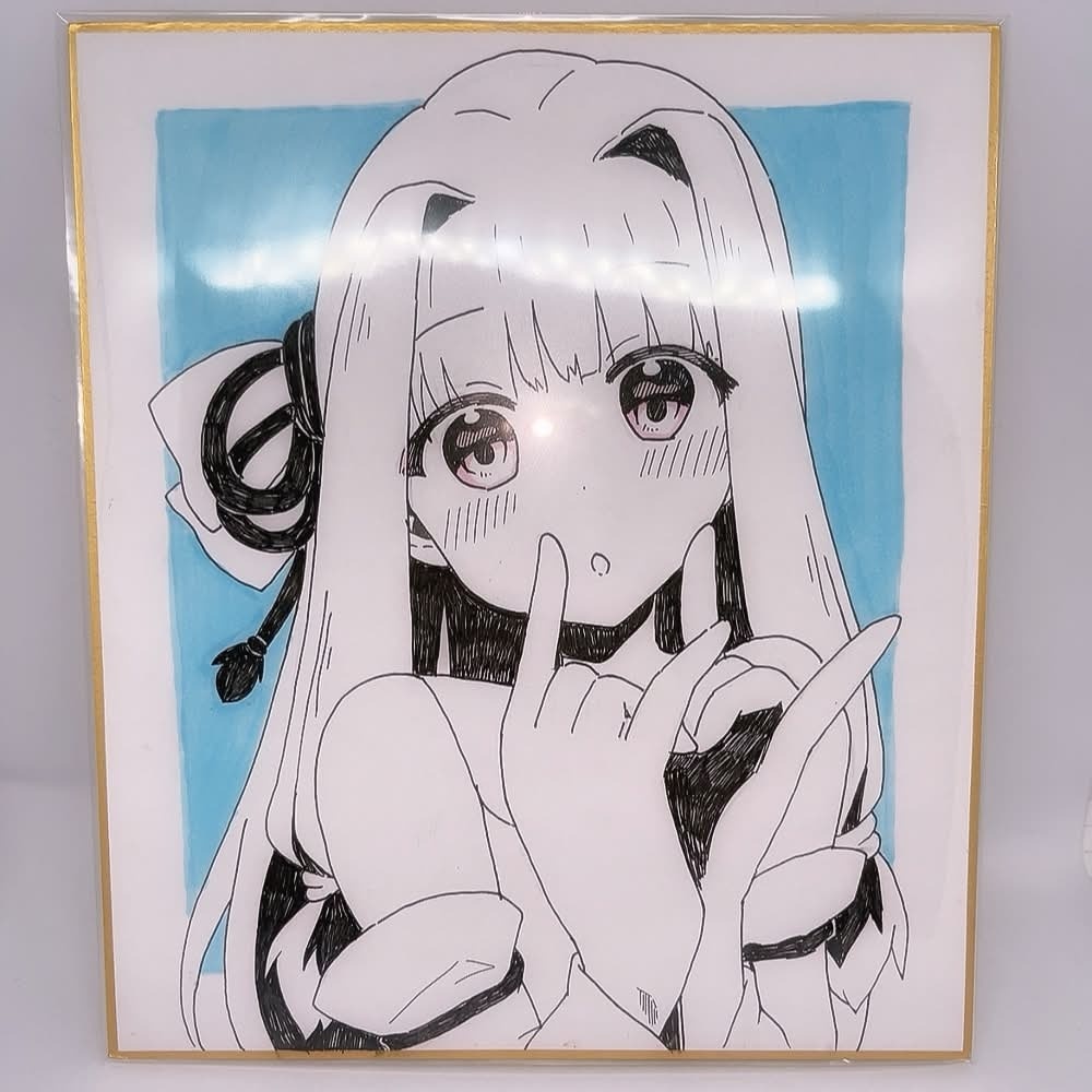 【手書き】琴葉葵　中色紙【1点もの】