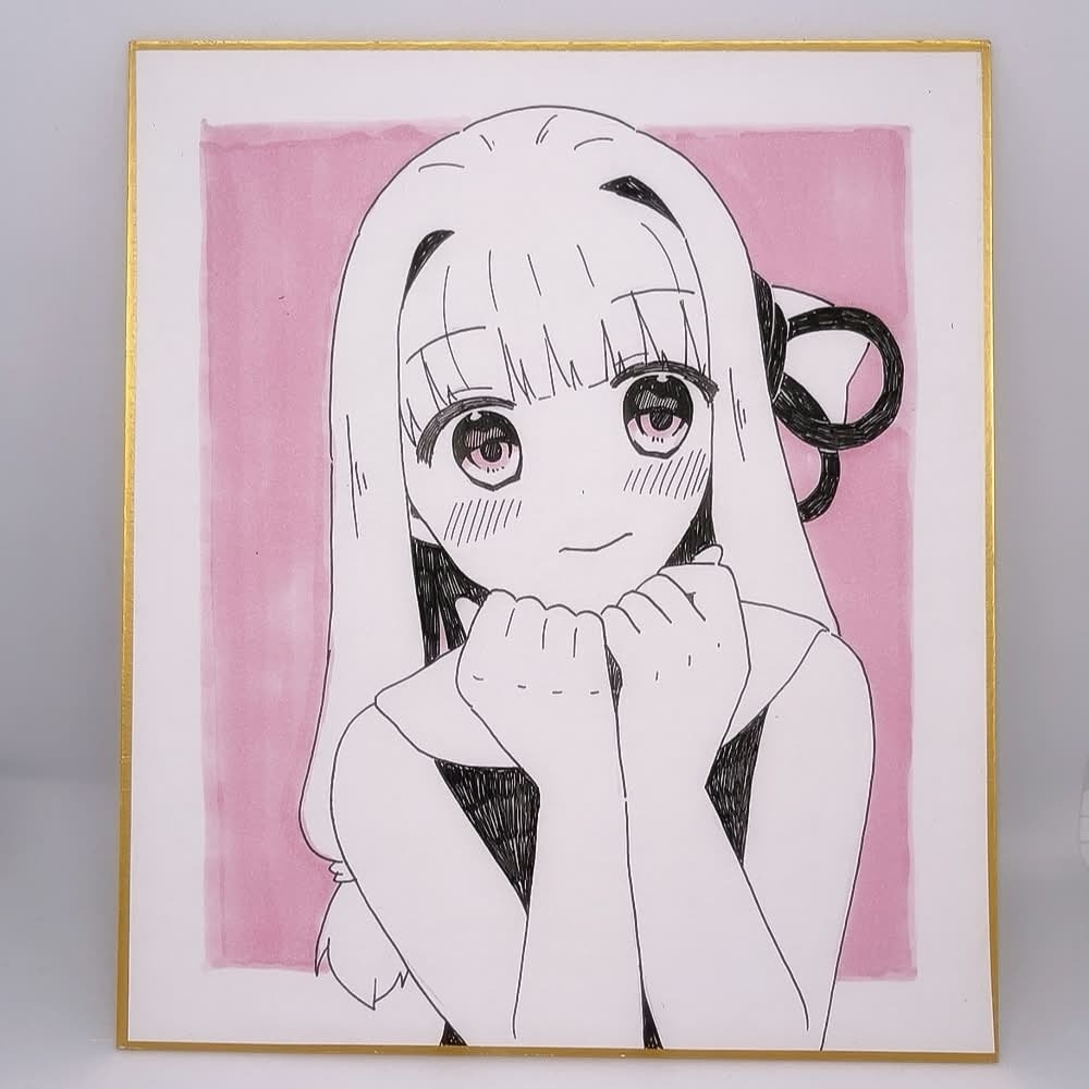 【手書き】琴葉茜　中色紙【1点もの】