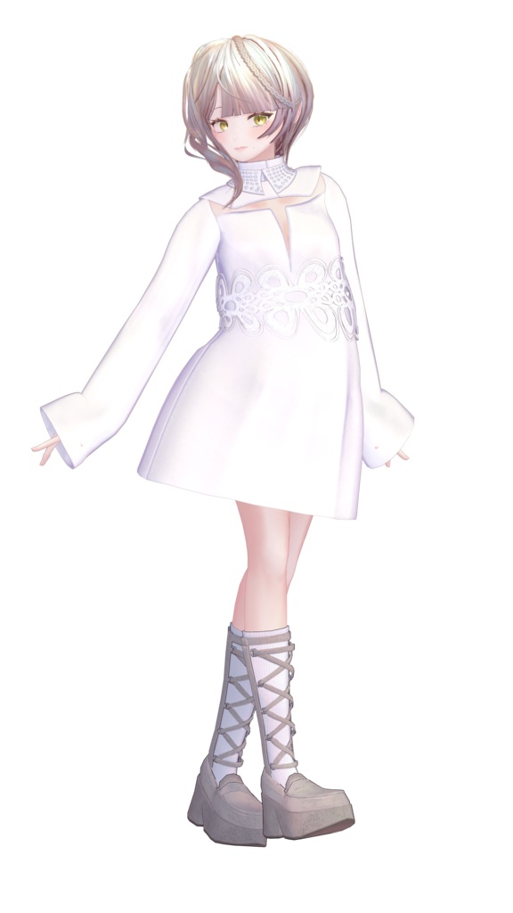 【12アバター対応】PochiDress❀春色追加❀【VRC想定衣装】