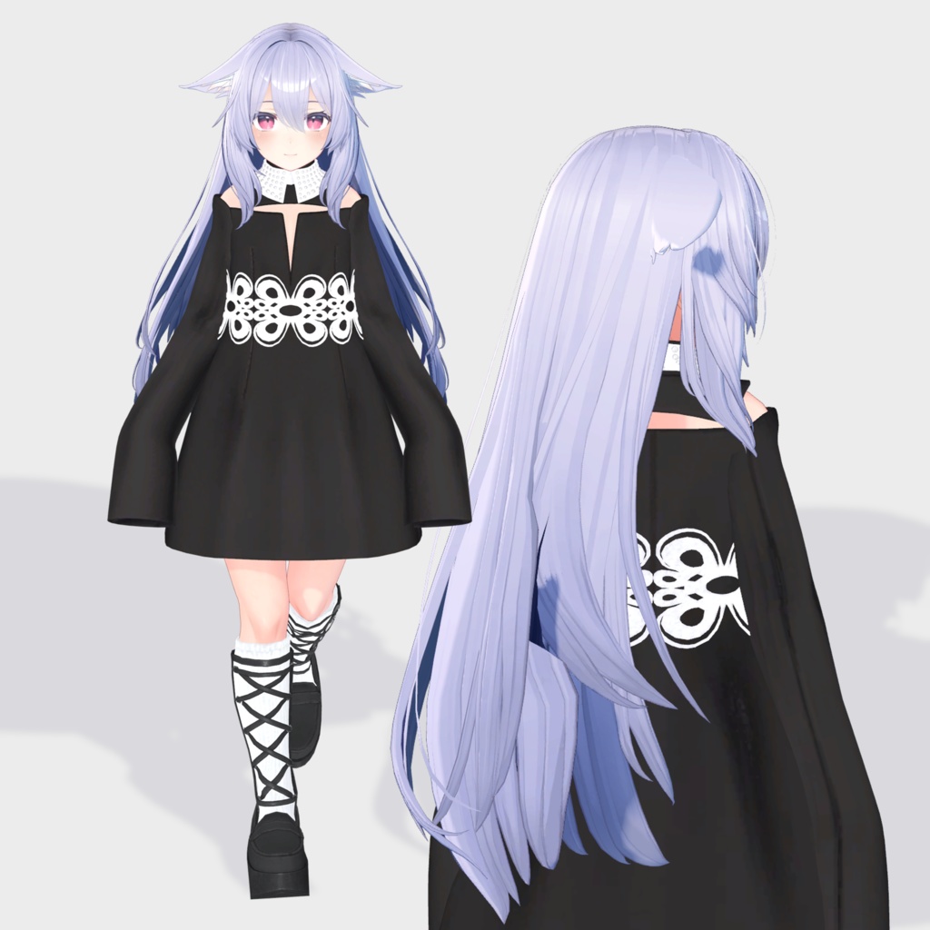 【12アバター対応】PochiDress❀春色追加❀【VRC想定衣装】