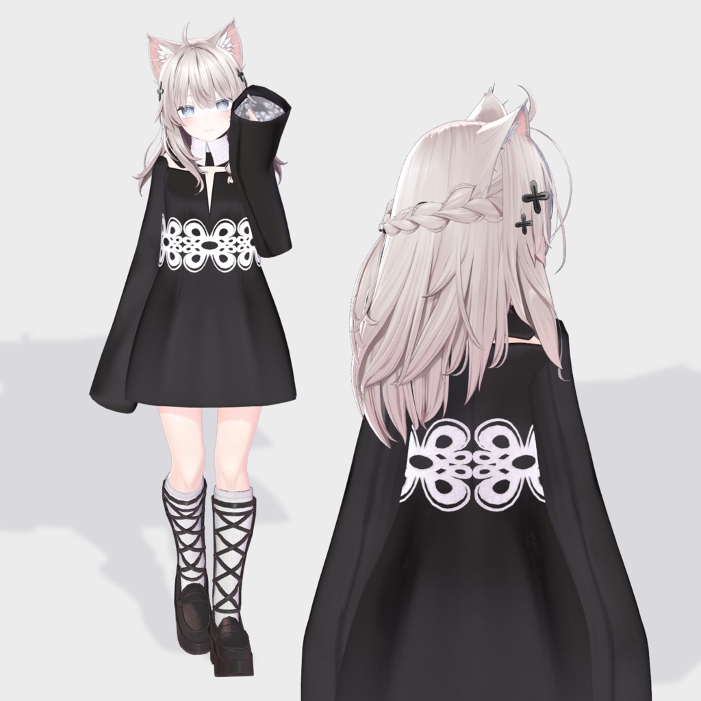 【12アバター対応】PochiDress❀春色追加❀【VRC想定衣装】