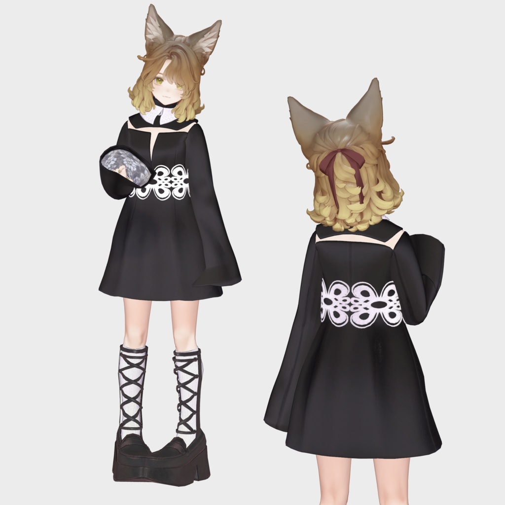 【12アバター対応】PochiDress❀春色追加❀【VRC想定衣装】