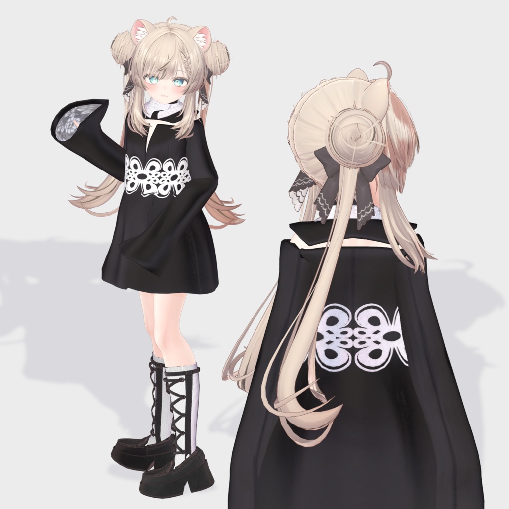 【12アバター対応】PochiDress❀春色追加❀【VRC想定衣装】