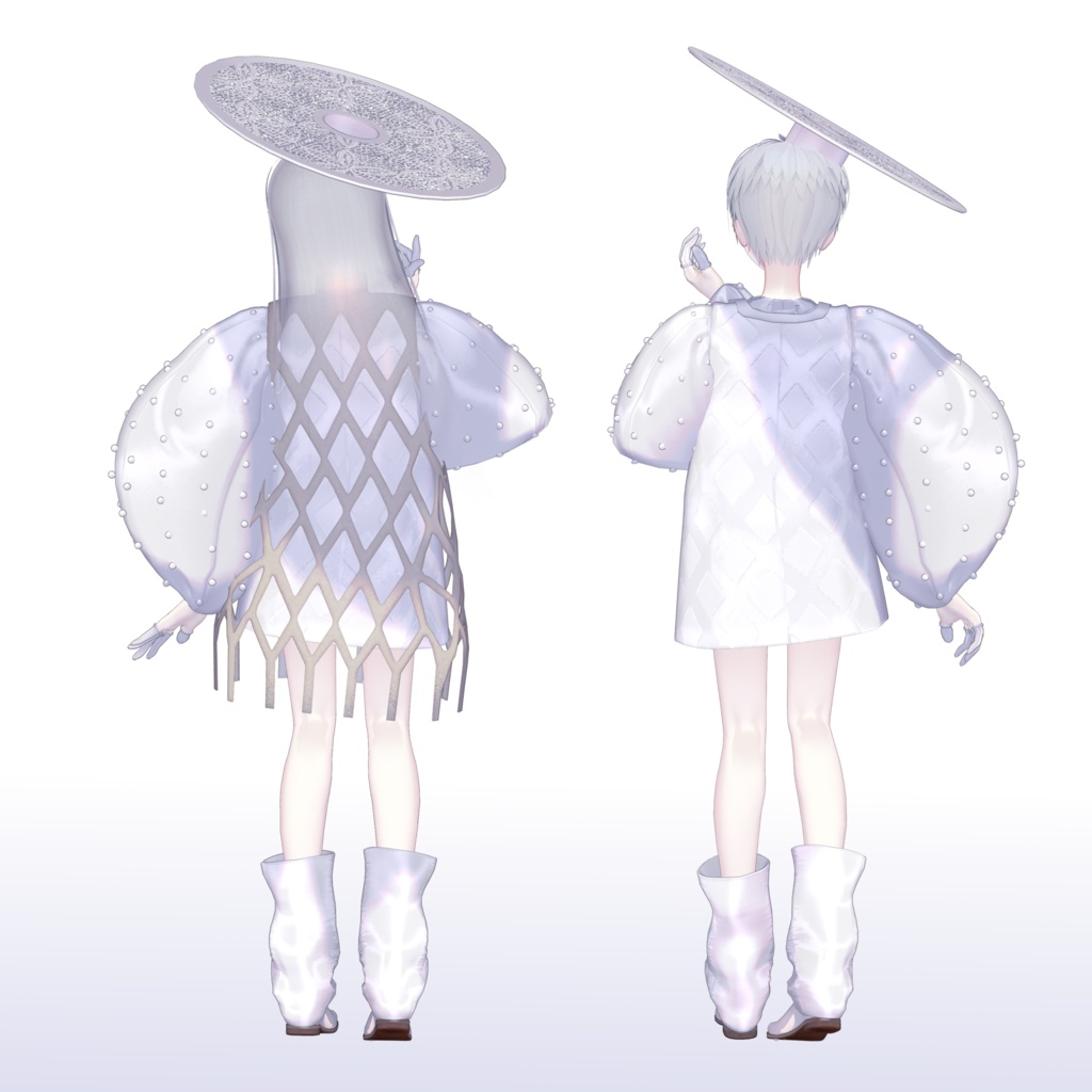 【13アバター対応】PieDress - パイドレス【VRC想定衣装】