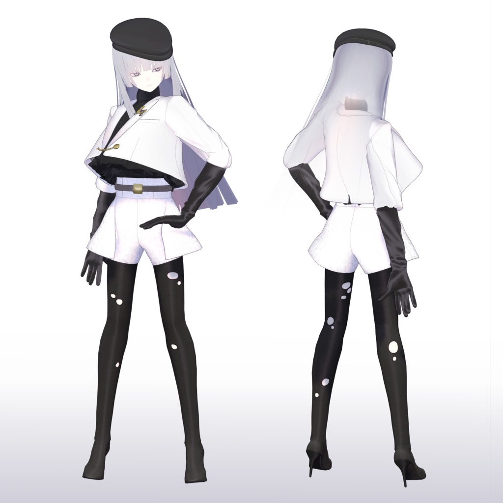 【Pochi by KTアバター対応】FrillsJacket - フリルジャケット❀春色追加❀【VRC想定衣装】