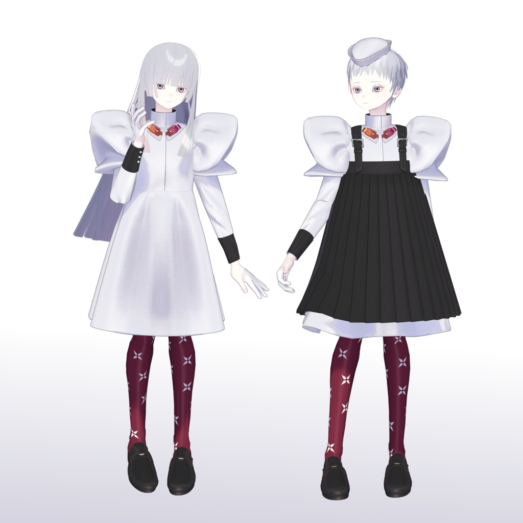 【Pochi by KTアバター対応】PleatsMaid - プリーツメイド【VRC想定衣装】
