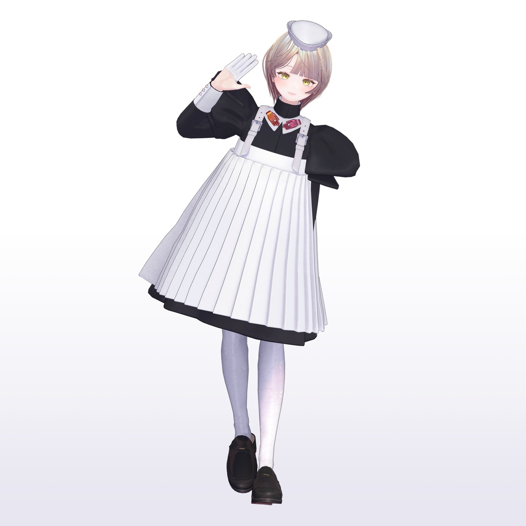【Pochi by KTアバター対応】PleatsMaid - プリーツメイド【VRC想定衣装】