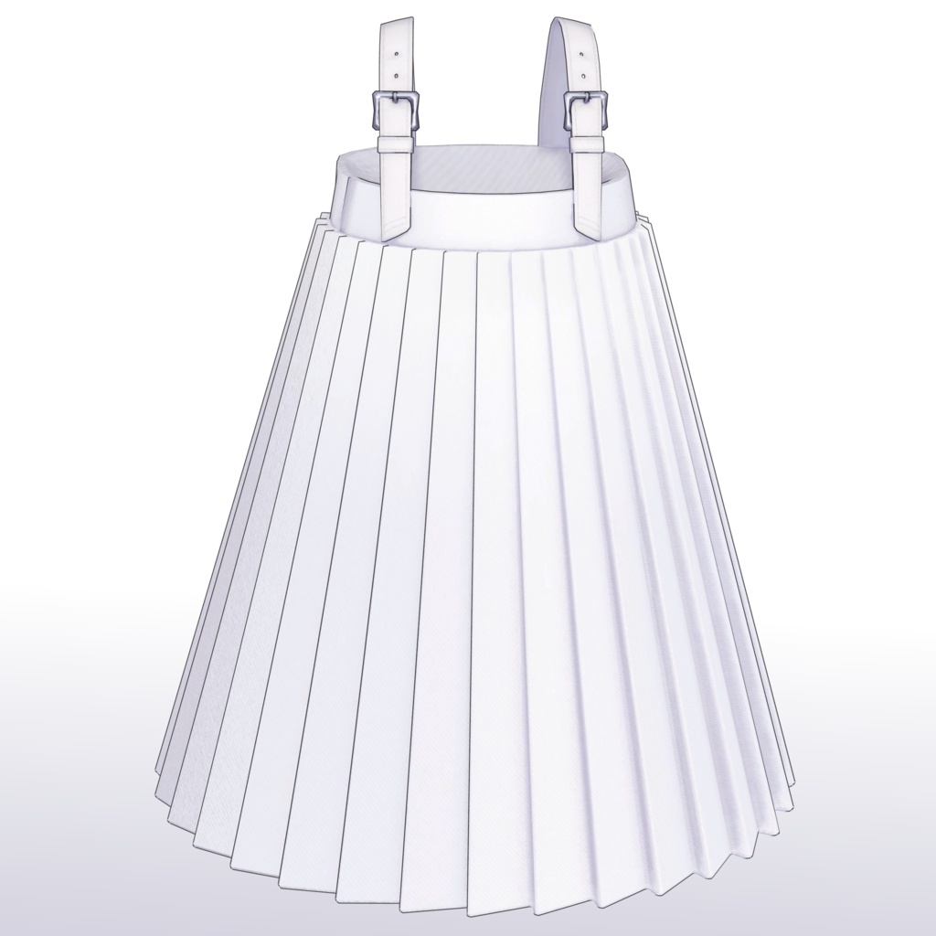 【Pochi by KTアバター対応】PleatsMaid - プリーツメイド【VRC想定衣装】