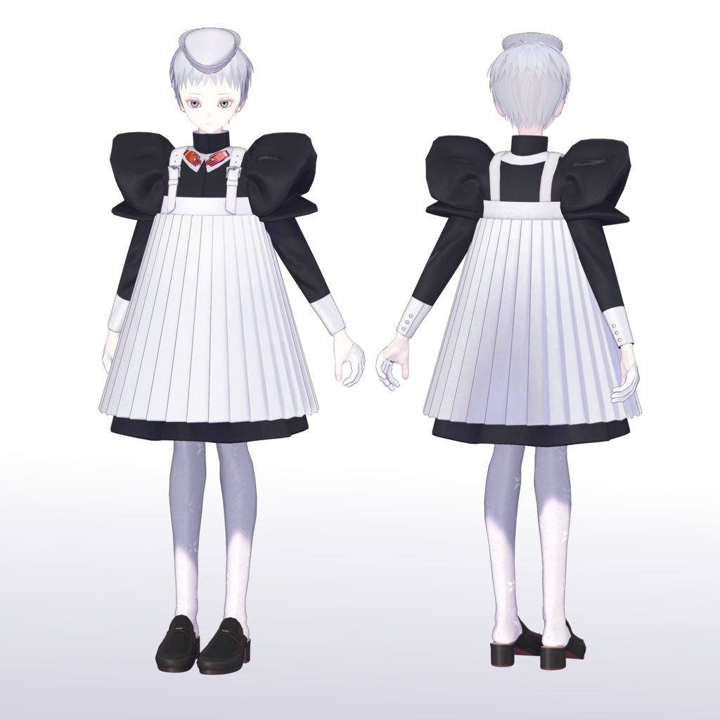 【Pochi by KTアバター対応】PleatsMaid - プリーツメイド【VRC想定衣装】
