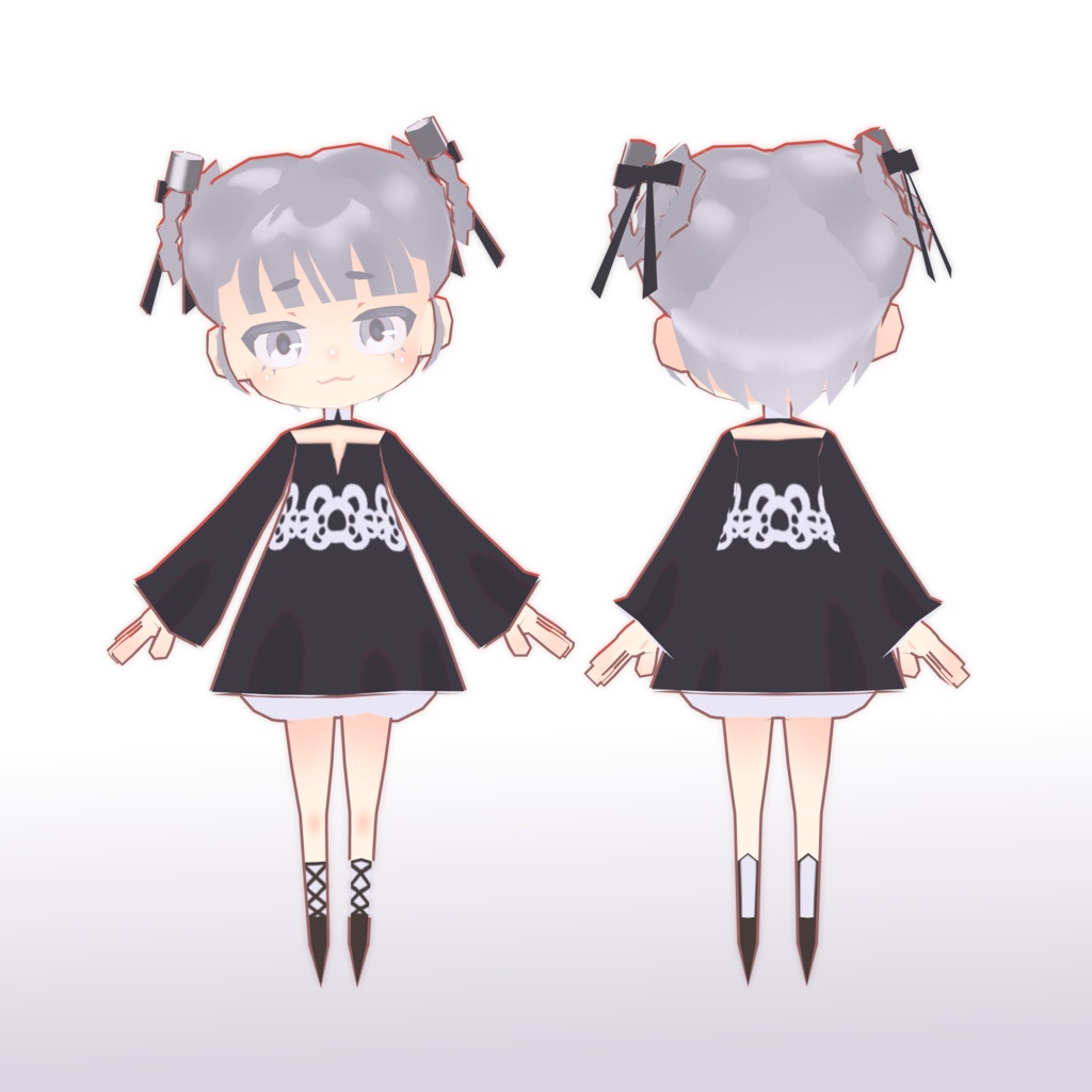 【オリジナル3Dモデル】Puchi プチ【VRChatアバター】