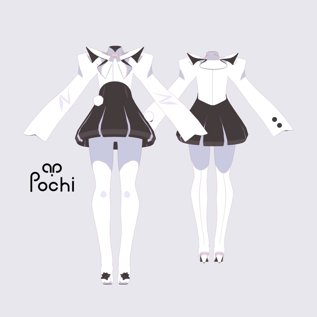 【オリジナル3Dモデル】LeotaRiota -レオタリオタ【VRChatアバター】