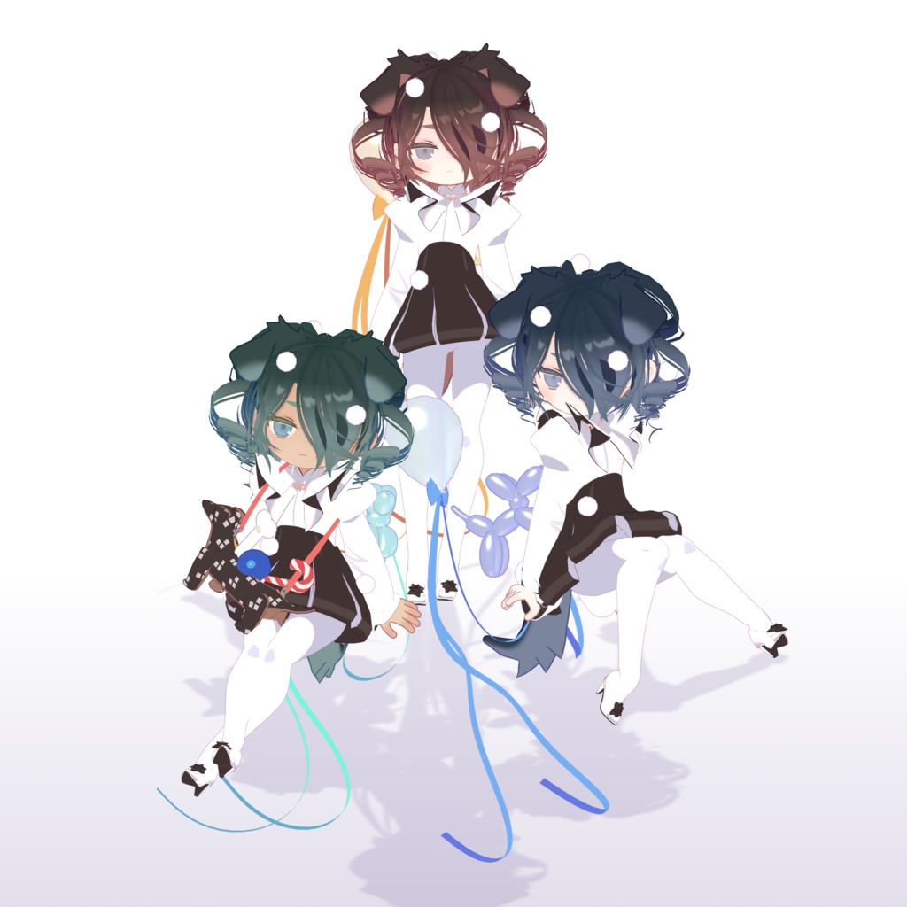 【オリジナル3Dモデル】LeotaRiota -レオタリオタ【VRChatアバター】