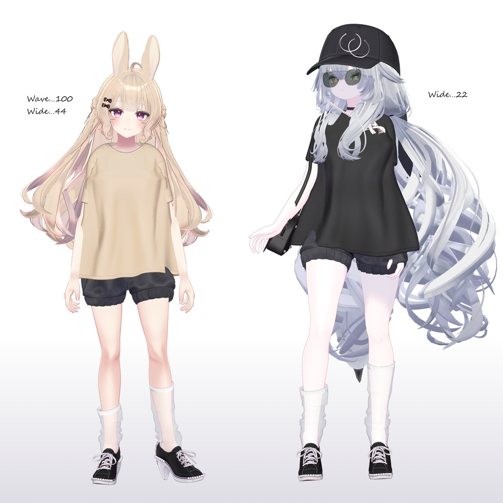 【19アバター対応】MultiTshirt - マルチTシャツ