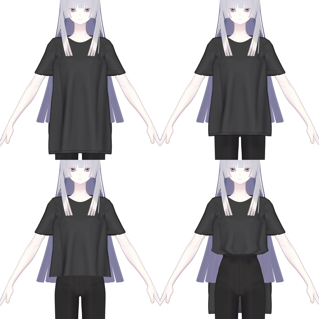 【19アバター対応】MultiTshirt - マルチTシャツ