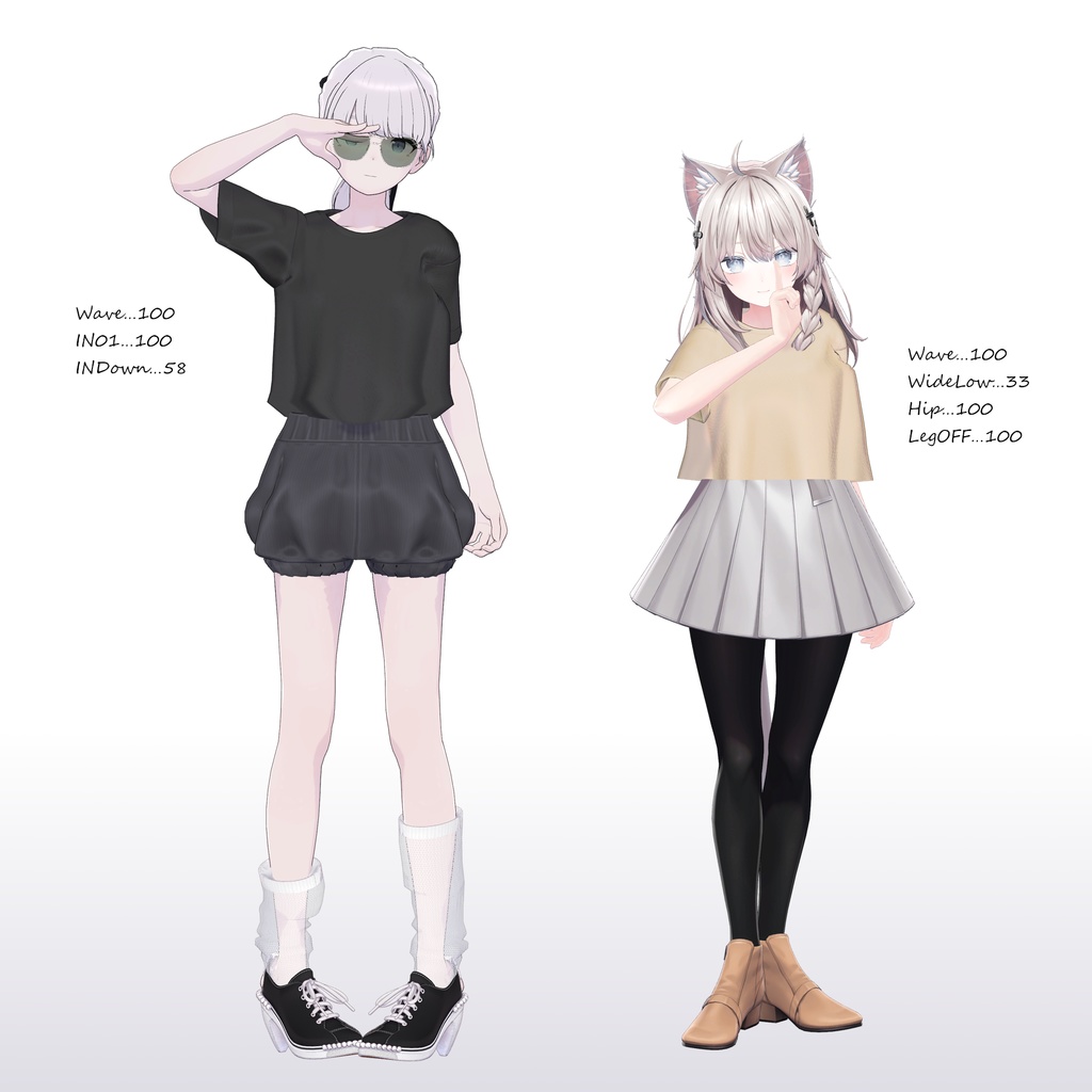 【19アバター対応】MultiTshirt - マルチTシャツ