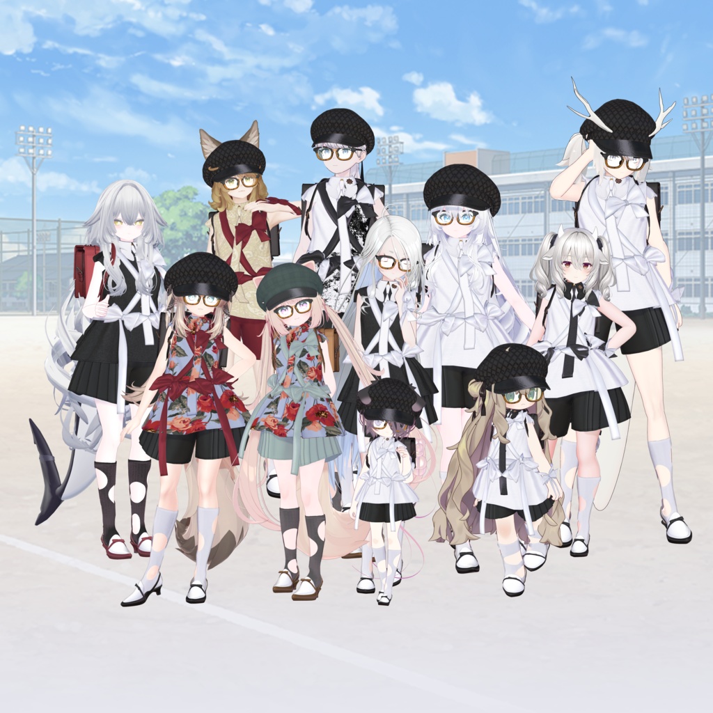 【16アバター対応】SchoolOfOryzias -めだかの学校