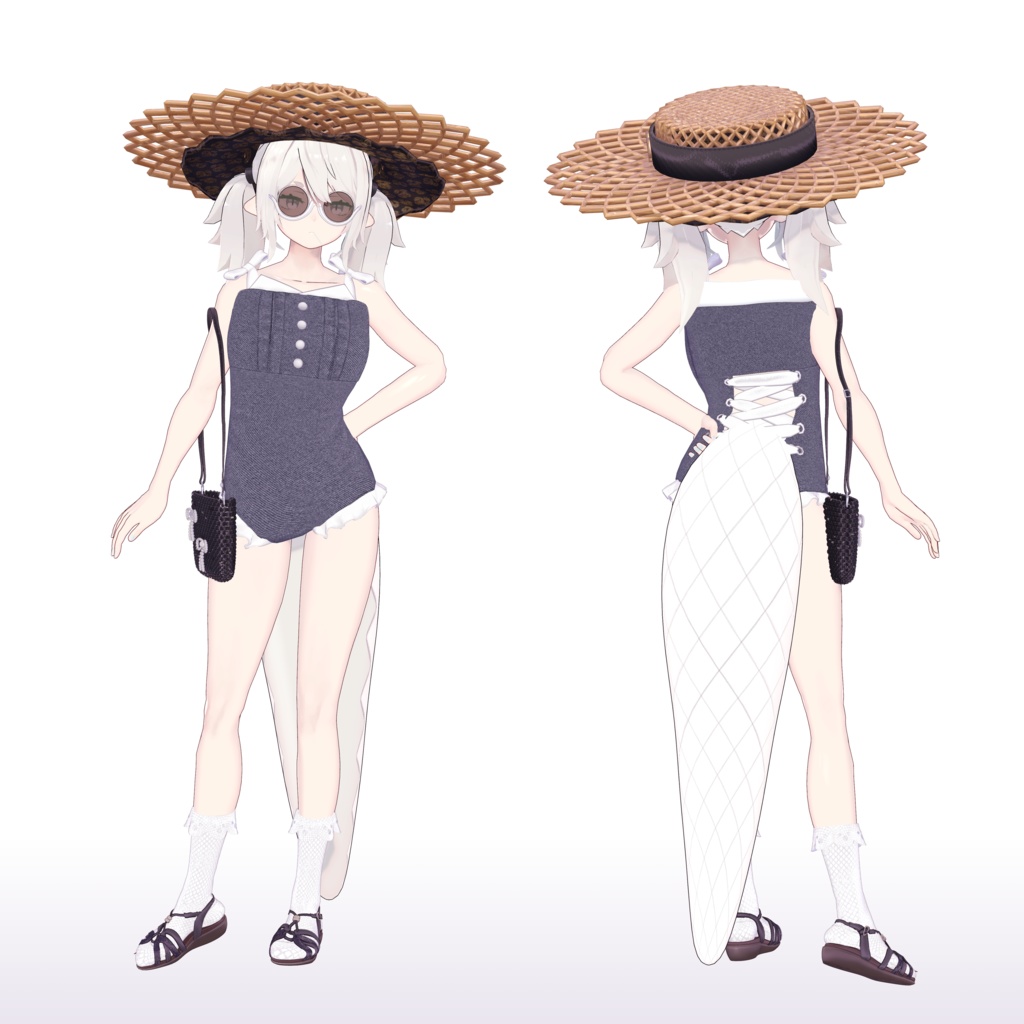 【6アバター対応】水着 レトロ風 「Vintage Cruise 1920」