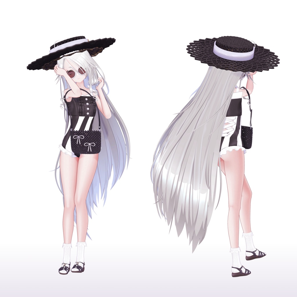 【6アバター対応】水着 レトロ風 「Vintage Cruise 1920」