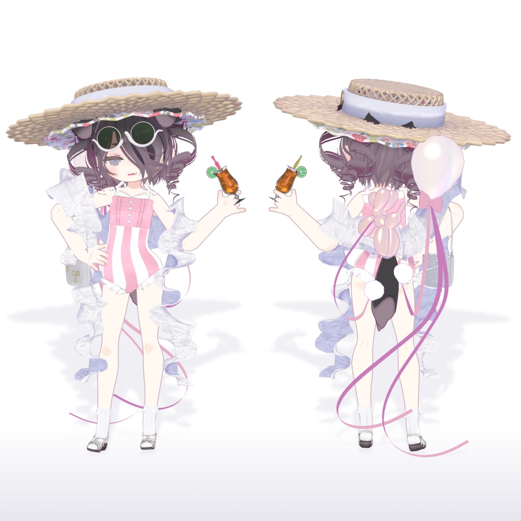 【6アバター対応】水着 レトロ風 「Vintage Cruise 1920」