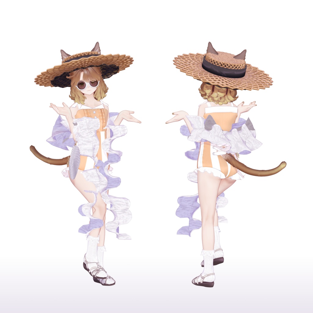 【6アバター対応】水着 レトロ風 「Vintage Cruise 1920」