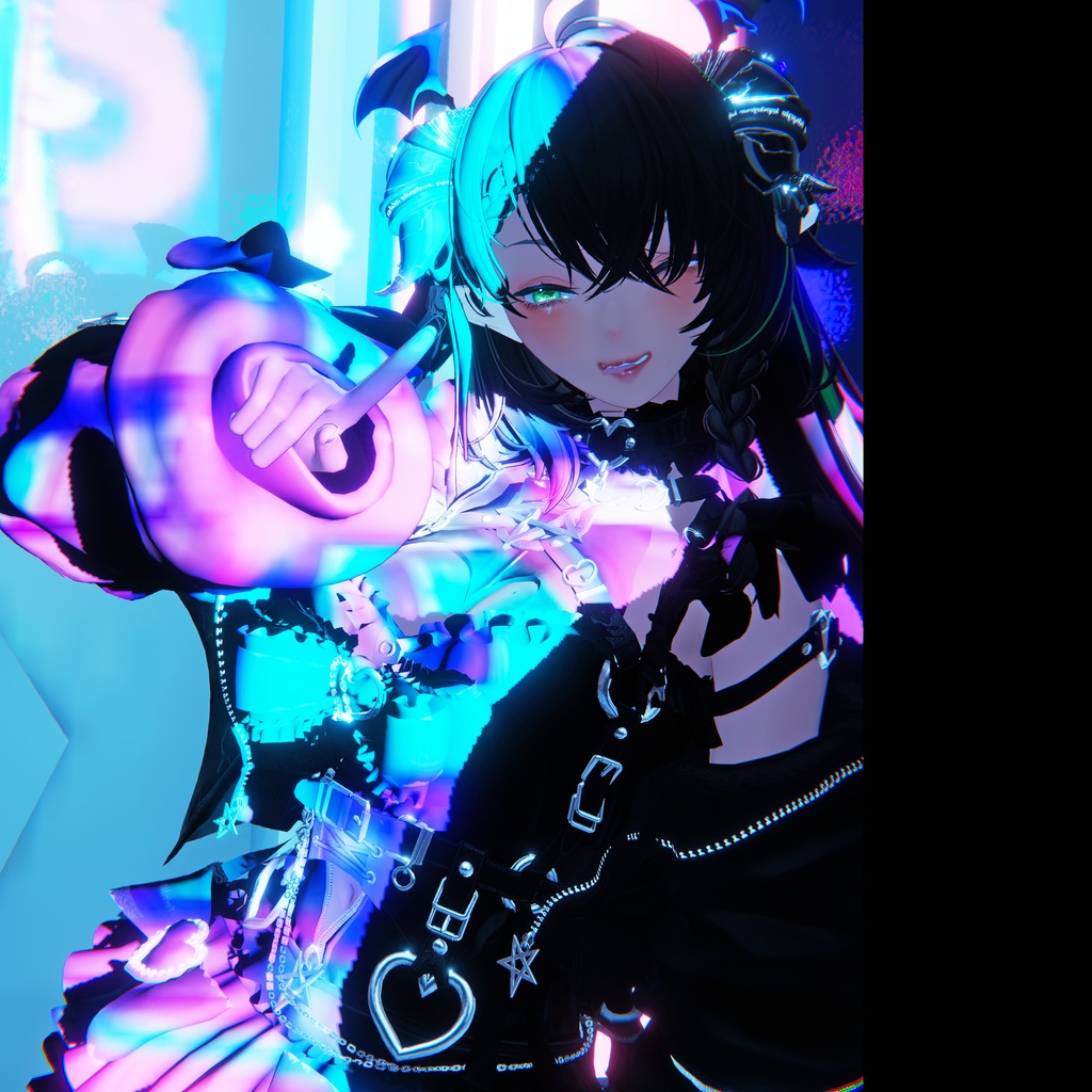 ココちゃん-JuiceCocoBlanc【ドラゴン娘オリジナル3Dモデル】