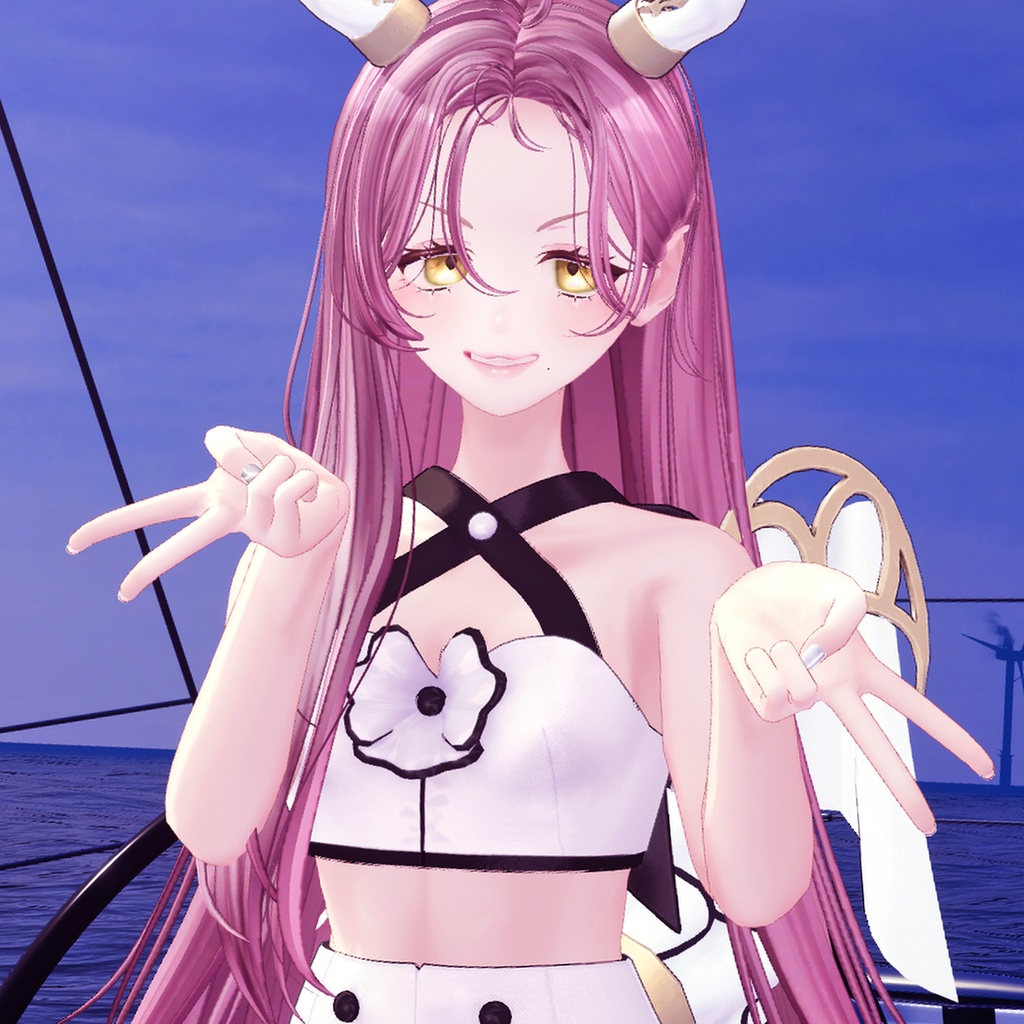 ココちゃん-JuiceCocoBlanc【ドラゴン娘オリジナル3Dモデル】