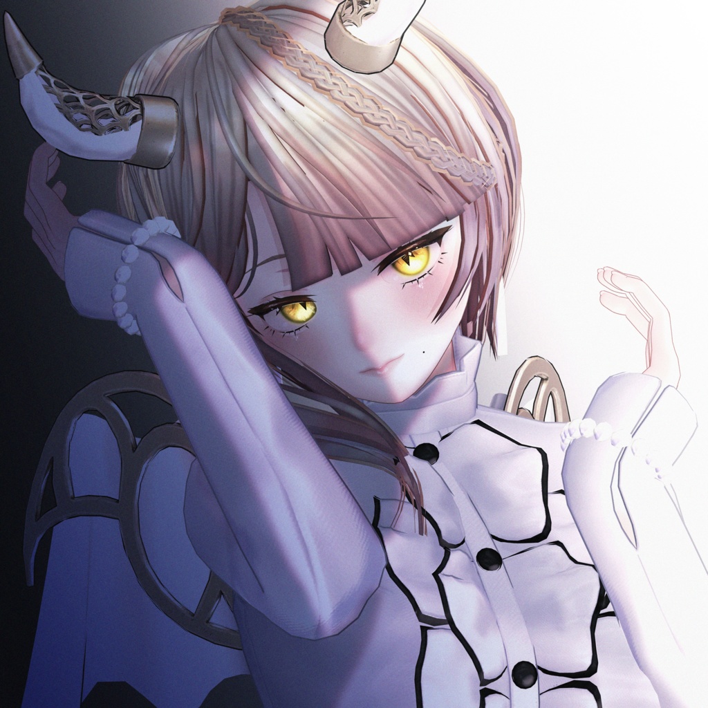 ココちゃん-JuiceCocoBlanc【ドラゴン娘オリジナル3Dモデル】