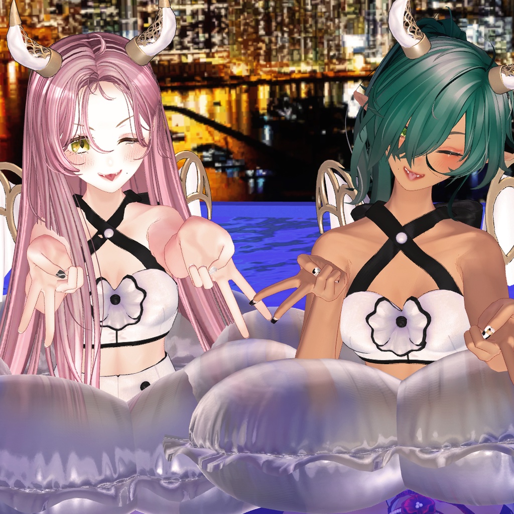 ココちゃん-JuiceCocoBlanc【ドラゴン娘オリジナル3Dモデル】