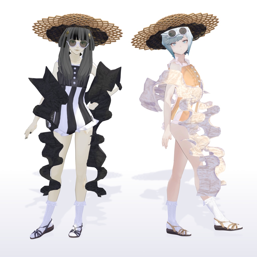 【YMファンメイド】水着 レトロ風 「Vintage Cruise 1920」